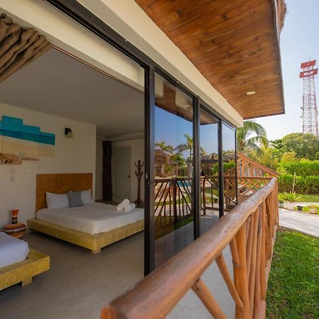 Kabanas & Beach Club Ojo De Agua Puerto Morelos Exterior photo