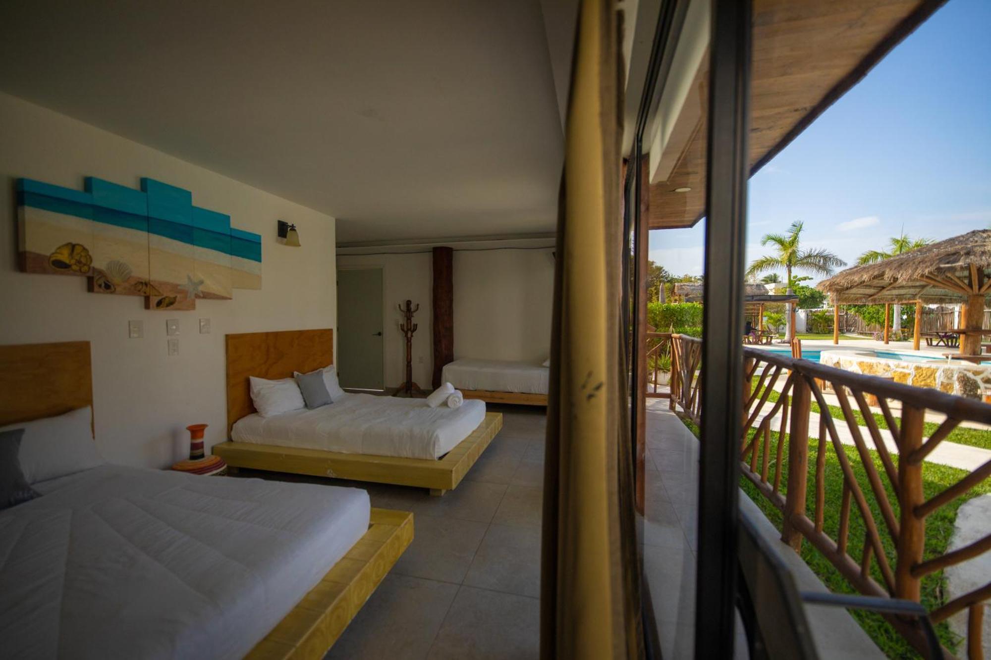 Kabanas & Beach Club Ojo De Agua Puerto Morelos Exterior photo