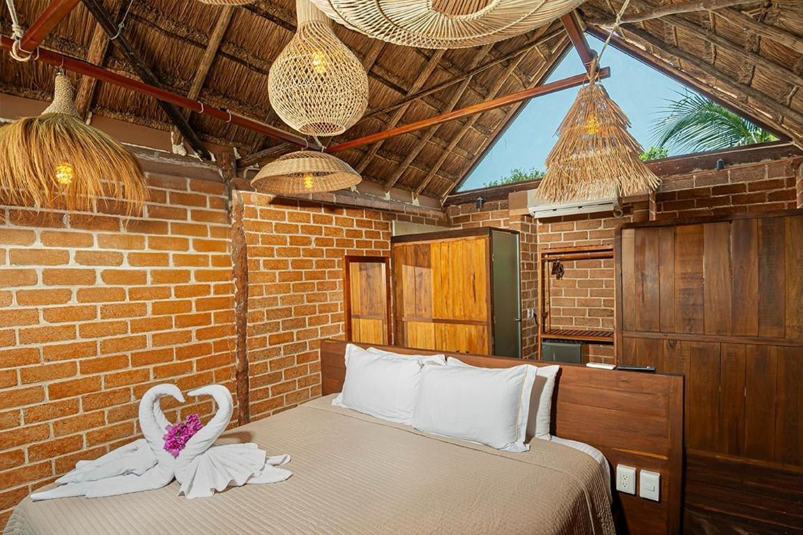 Kabanas & Beach Club Ojo De Agua Puerto Morelos Exterior photo