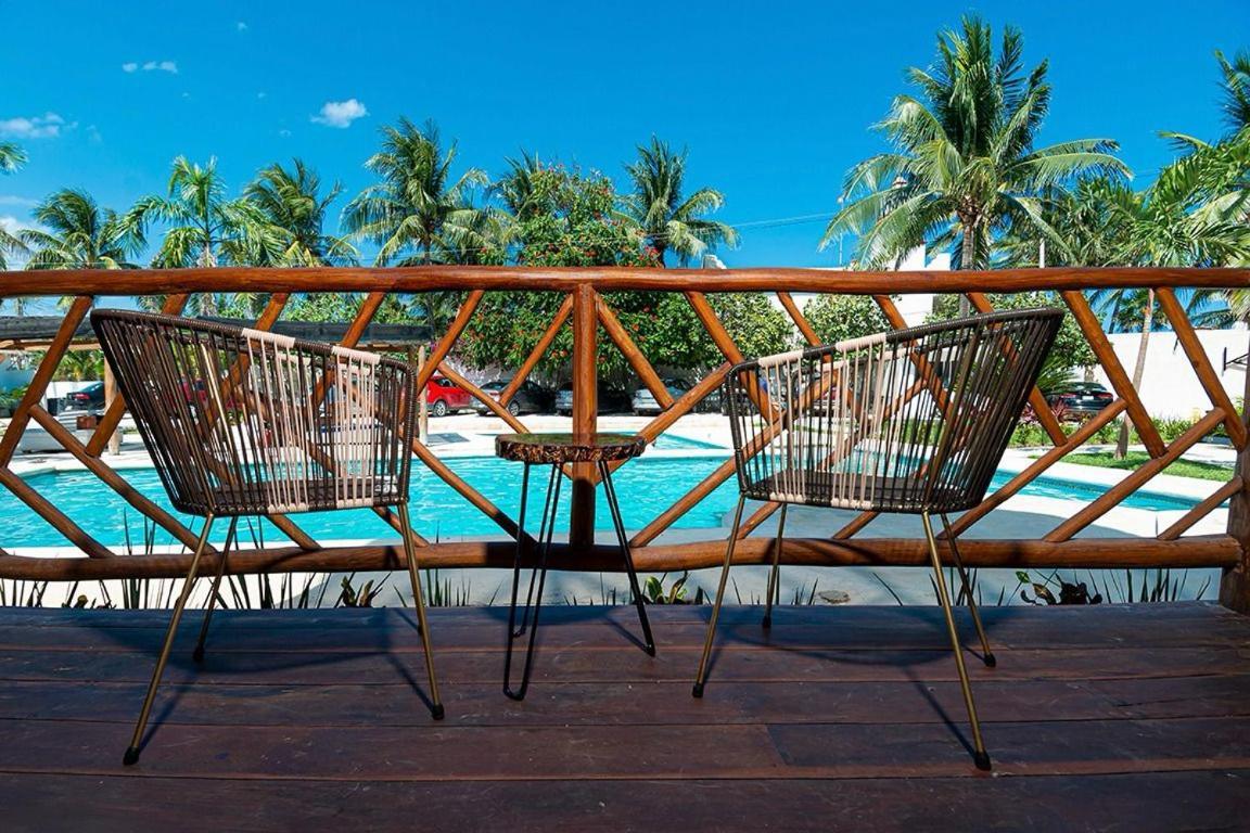 Kabanas & Beach Club Ojo De Agua Puerto Morelos Exterior photo