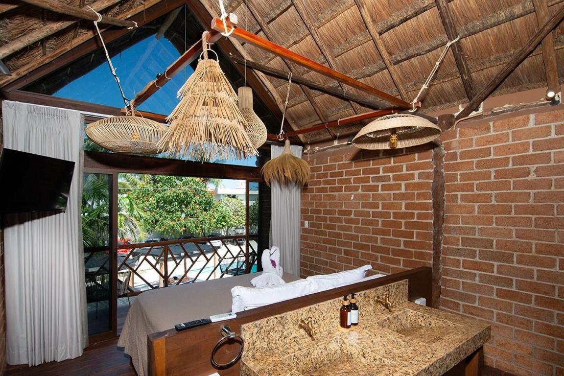 Kabanas & Beach Club Ojo De Agua Puerto Morelos Exterior photo